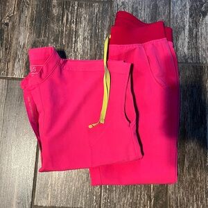 Figs Women’s Scrubs- shocking pink XXS/XSP Rafaela/Zamora